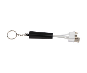 Schlüsselanhänger mit 3in1 USB Ladekabel